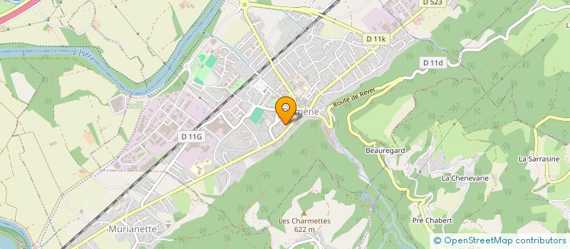 localisation de l'entreprise SCI PROGIM  DOMENE