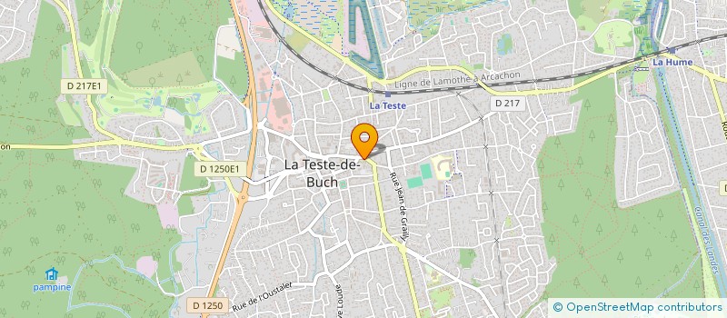 localisation de l'entreprise SCI PROGRES à LA TESTE-DE-BUCH