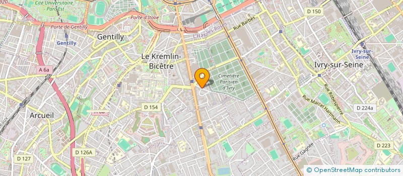 localisation de l'entreprise SCI PROGRES à LE KREMLIN-BICETRE