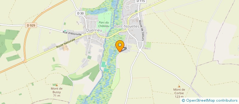 localisation de l'entreprise SCI PROGRESS  QUERRIEU