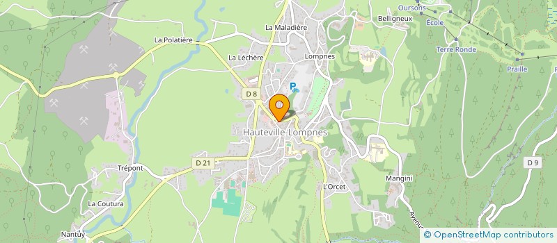 localisation de l'entreprise SCI PROGRESS IV  PLATEAU D'HAUTEVILLE