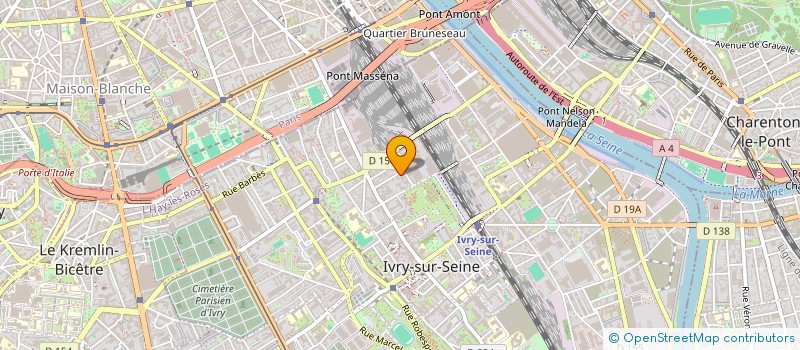 localisation de l'entreprise SCI PROGRESSIMMO II à IVRY-SUR-SEINE