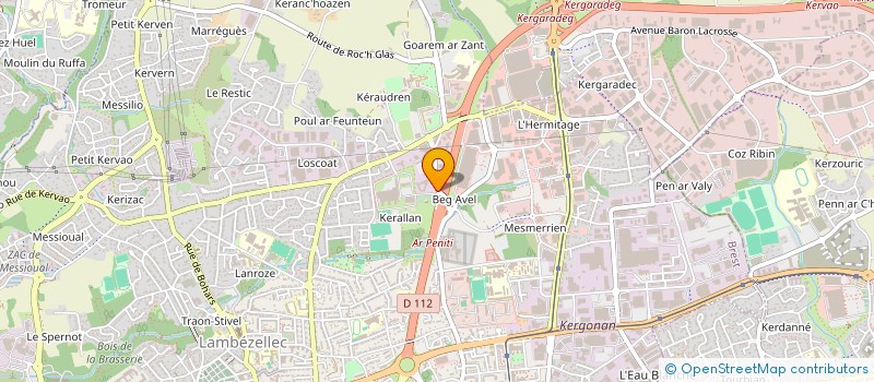 localisation de l'entreprise SCI PROGRESSION PIERRE  BREST