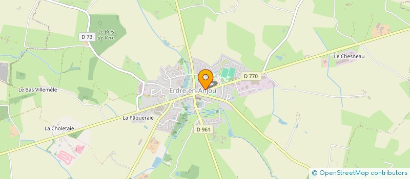 localisation de l'entreprise SCI PROHACZIK  ERDRE-EN-ANJOU