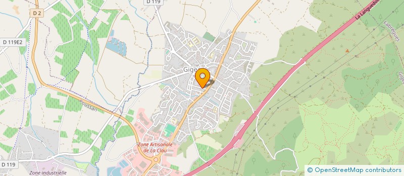 localisation de l'entreprise SCI PROIMMO AMJ  GIGEAN