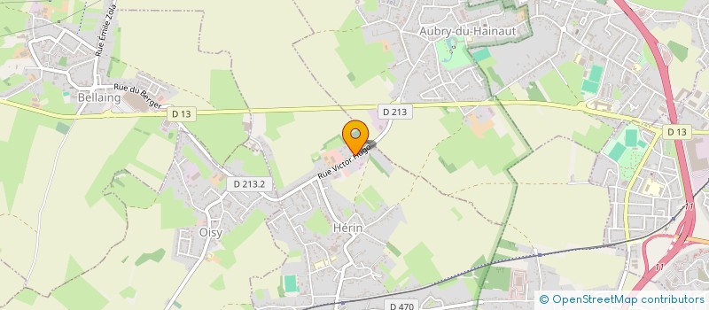 localisation de l'entreprise SCI PROIX  HERIN