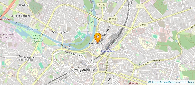 localisation de l'entreprise SCI PROJECT à ANGOULEME