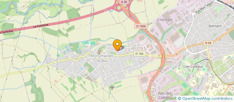 localisation de l'entreprise SCI PROJECT BY FAMILLE MELE  MORSCHWILLER-LE-BAS