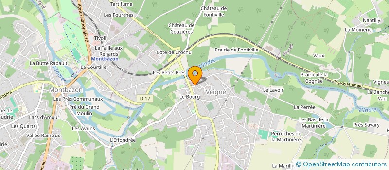 localisation de l'entreprise SCI PROJEPE à VEIGNE