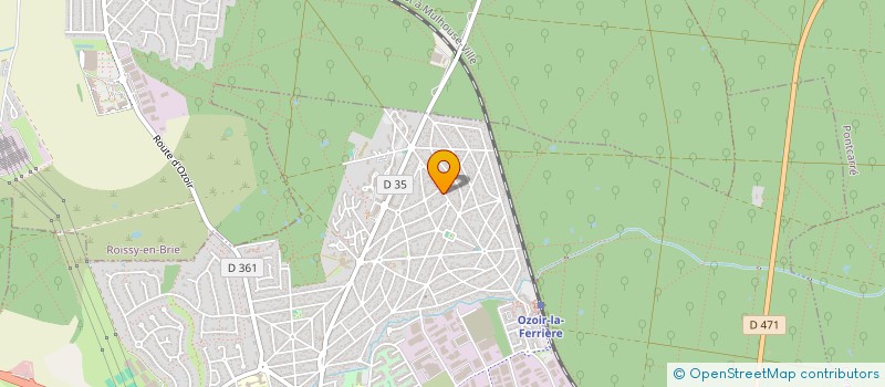 localisation de l'entreprise SCI PROJET 112  OZOIR-LA-FERRIERE