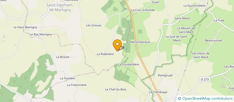 localisation de l'entreprise SCI PROJET 21  SAINT-GERMAIN-DE-MARTIGNY