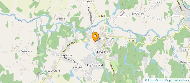 localisation de l'entreprise SCI PROJET  SAINT-GENCE