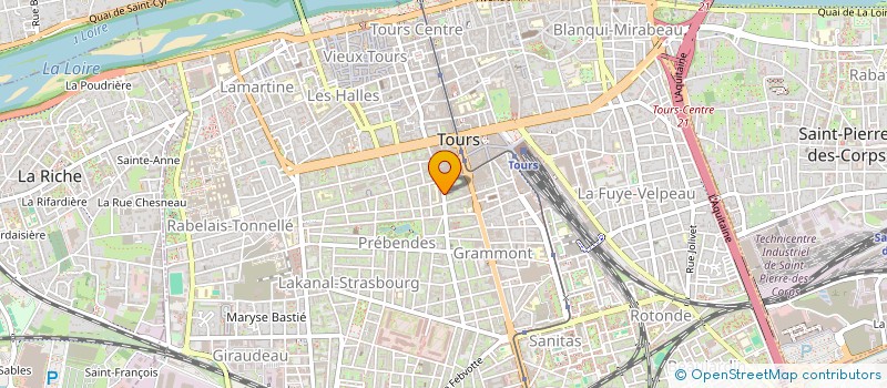 localisation de l'entreprise SCI PROJET 62  TOURS