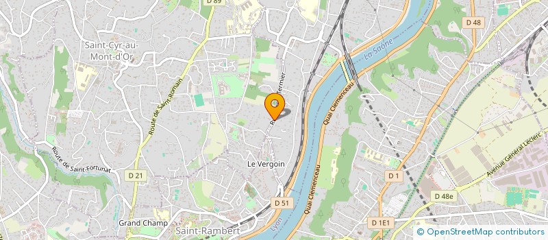 localisation de l'entreprise SCI PROJET DU PARC  COLLONGES-AU-MONT-D'OR