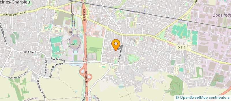 localisation de l'entreprise SCI PROJET IMMO  MEYZIEU