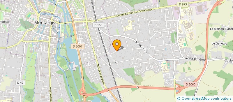 localisation de l'entreprise SCI PROJET INDIGO à AMILLY