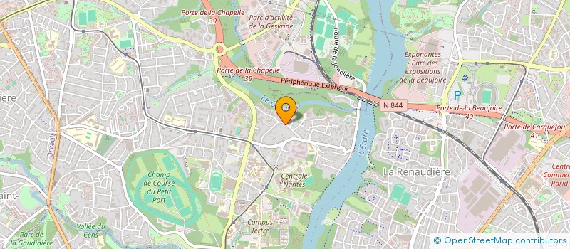 localisation de l'entreprise SCI PROJET SANTE  NANTES