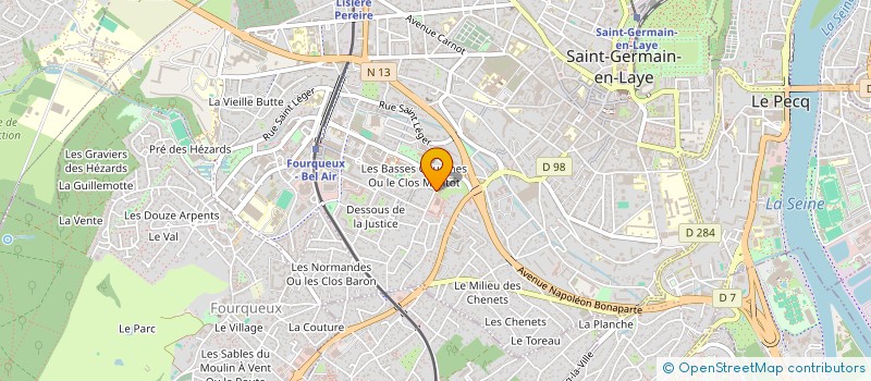 localisation de l'entreprise SCI PROJET SSL  SAINT-GERMAIN-EN-LAYE