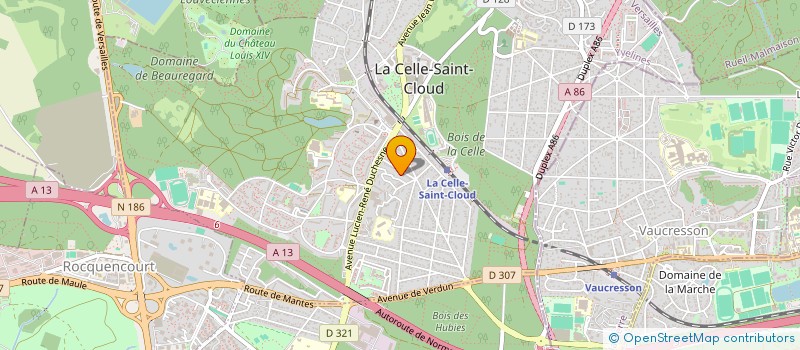 localisation de l'entreprise SCI PROJET SUD  LA CELLE-SAINT-CLOUD