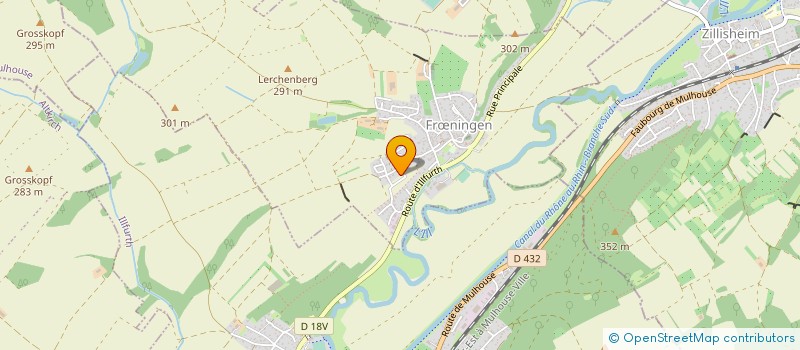 localisation de l'entreprise SCI PROJET X  FRNINGEN