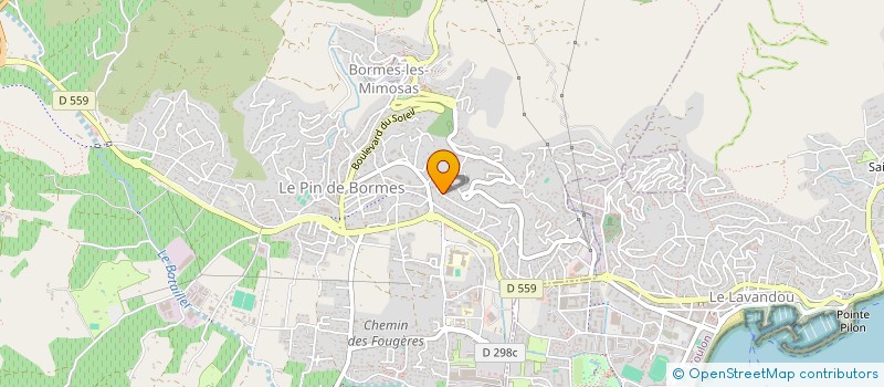 localisation de l'entreprise SCI PROJETS à BORMES-LES-MIMOSAS