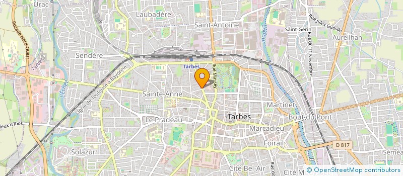 localisation de l'entreprise SCI PROJETS  TARBES