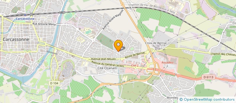 localisation de l'entreprise SCI PROJETS IMMO à CARCASSONNE