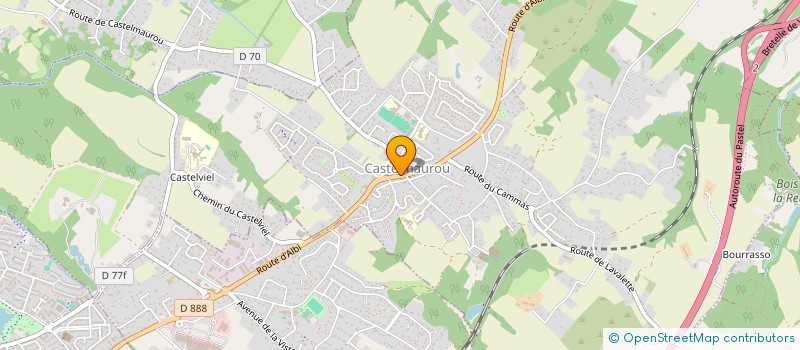 localisation de l'entreprise SCI  PROJIDE  CASTELMAUROU