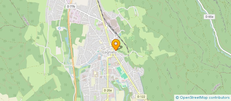 localisation de l'entreprise SCI PROJIS à LAGNIEU
