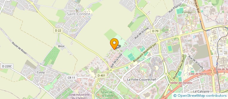 localisation de l'entreprise SCI PROLOC  SAINT-CONTEST