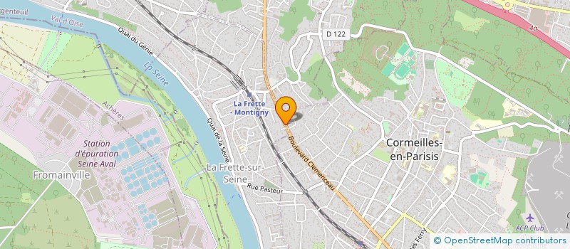 localisation de l'entreprise SCI PROLOC  LA FRETTE-SUR-SEINE