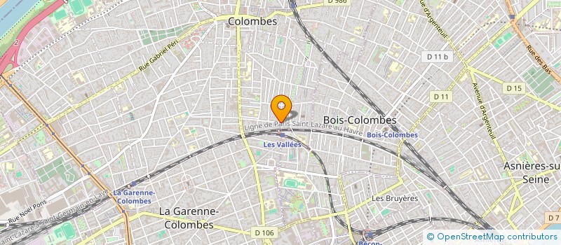 localisation de l'entreprise SCI PROLOMBES  COLOMBES