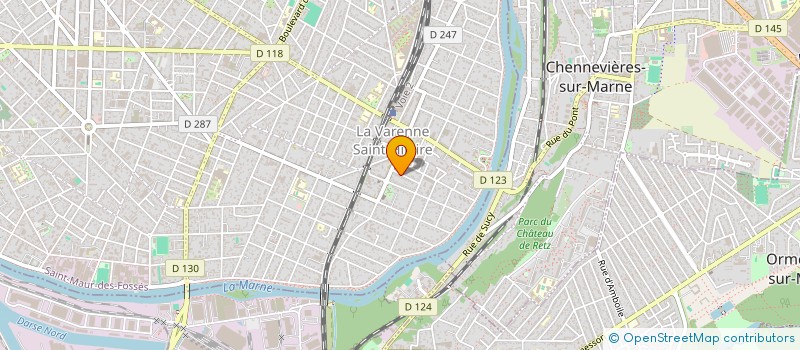 localisation de l'entreprise SCI PROM'1 à SAINT-MAUR-DES-FOSSES