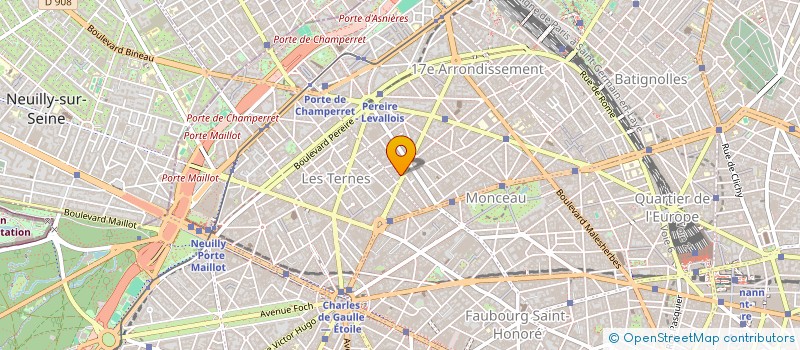 localisation de l'entreprise SCI PROM  PARIS