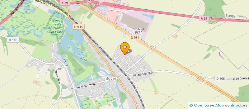 localisation de l'entreprise SCI PROM à BOVES