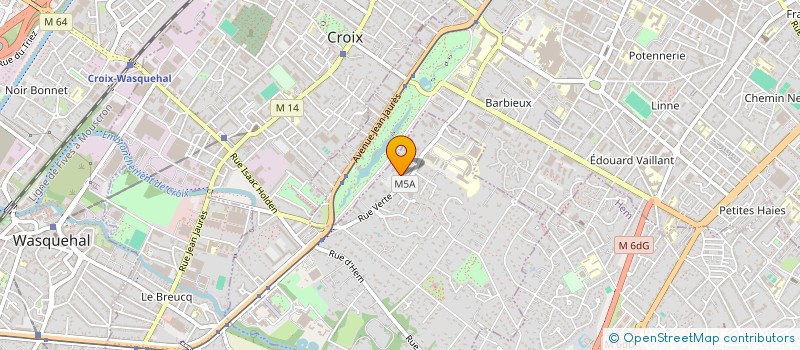 localisation de l'entreprise SCI PROMA à CROIX