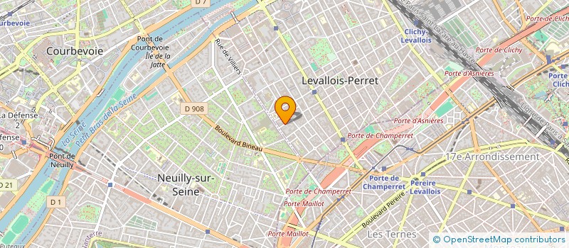 localisation de l'entreprise SCI PROMAIGA IMMO à LEVALLOIS-PERRET