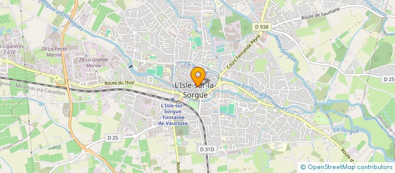 localisation de l'entreprise SCI PROMAULINE  L'ISLE-SUR-LA-SORGUE