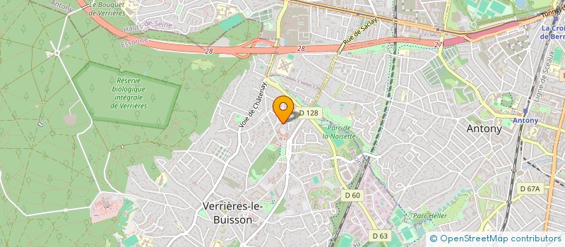 localisation de l'entreprise SCI PROMED à VERRIERES-LE-BUISSON