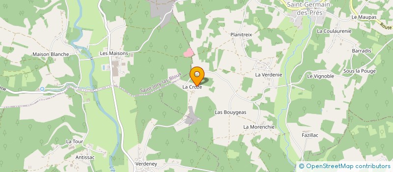 localisation de l'entreprise SCI PROMED à GENIS