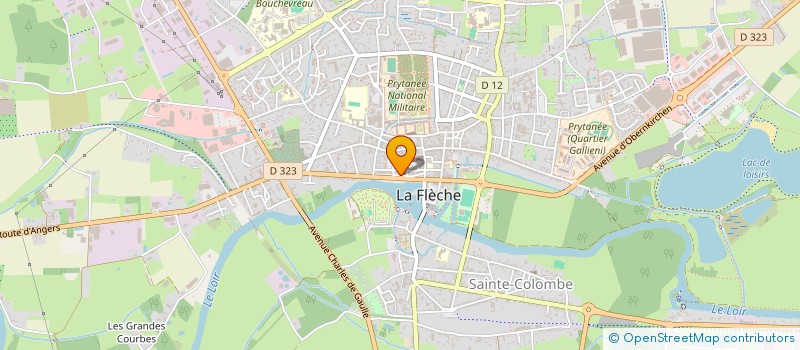 localisation de l'entreprise SCI PROMENADE FOCH  LA FLECHE