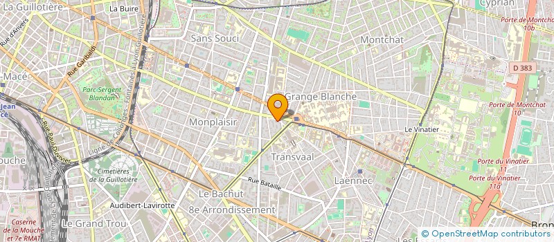 localisation de l'entreprise SCI PROMENADE NOUCHETTE  LYON