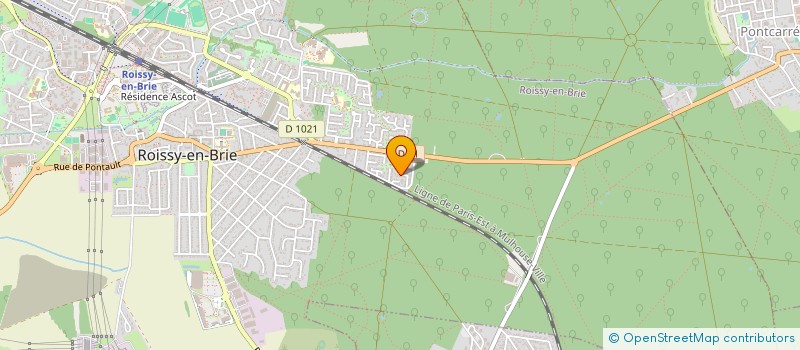 localisation de l'entreprise SCI PROMENADES DE L'YONNE  ROISSY-EN-BRIE