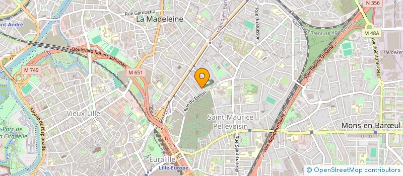 localisation de l'entreprise SCI PROMETHEE à LA MADELEINE