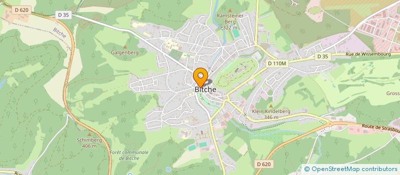 localisation de l'entreprise SCI PROMETHEUS  BITCHE