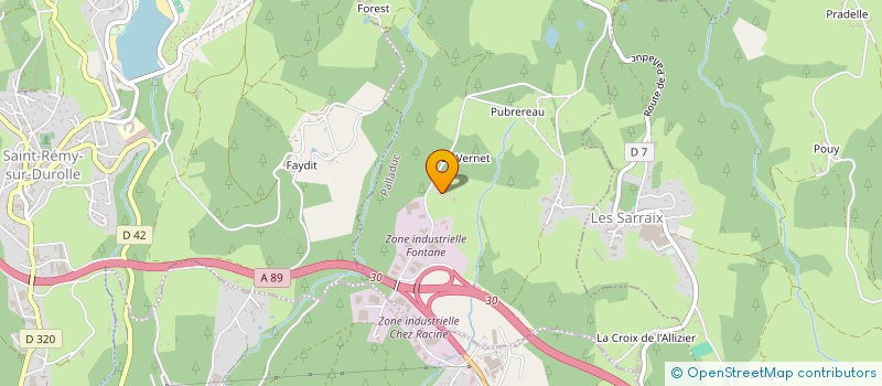 localisation de l'entreprise SCI PROMIZ  PALLADUC