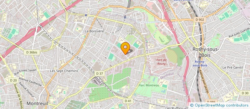 localisation de l'entreprise SCI PROMOBAT à MONTREUIL