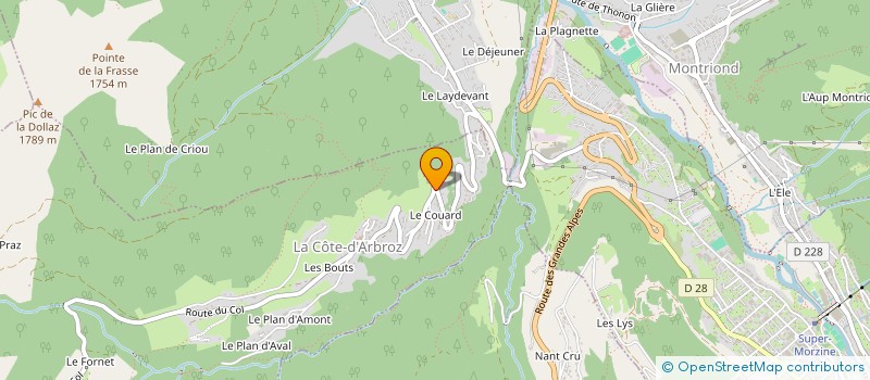 localisation de l'entreprise SCI PROMOCHALET à MORZINE