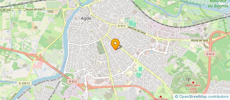 localisation de l'entreprise SCI PROMOGEST  AGDE