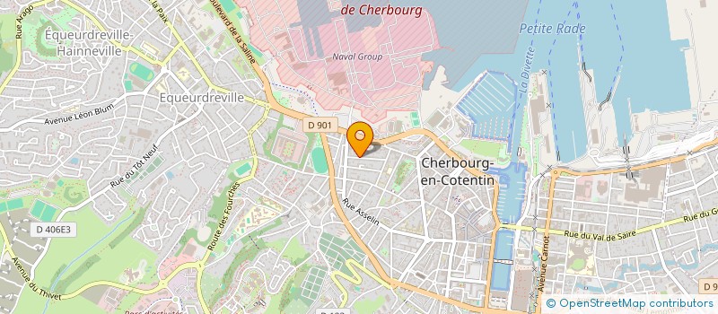 localisation de l'entreprise SCI PROMOMANCHE à CHERBOURG-EN-COTENTIN
